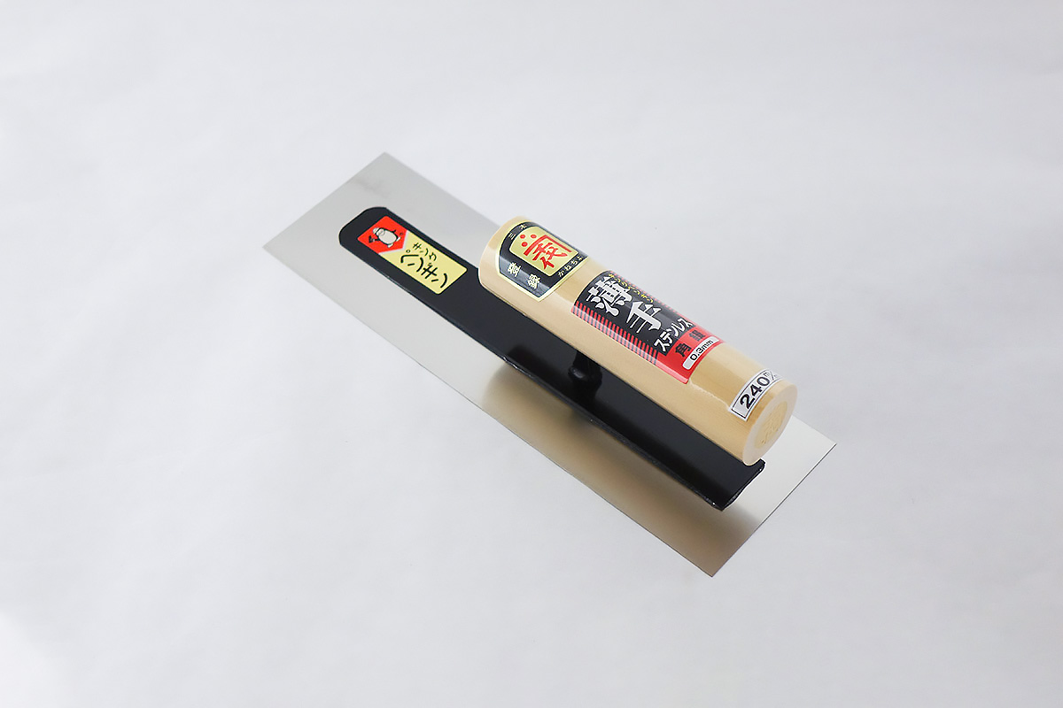 Fujihisa Stainless Steel Square Trowel 0.3mm Thickness - HIDA TOOL