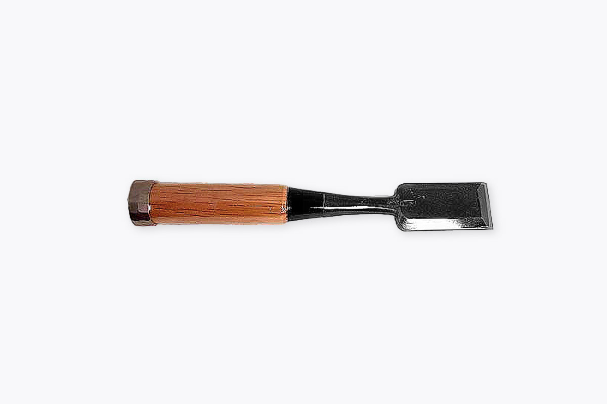 Fujihiro Bench Chisels / Single Hollow, Red Oak Handle - HIDA TOOL