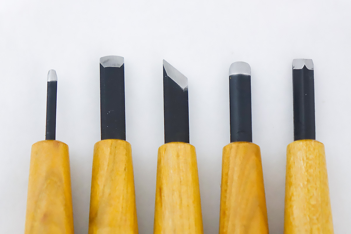 Power Grip Woodcutting Chisel Set of 5 - HIDA TOOL