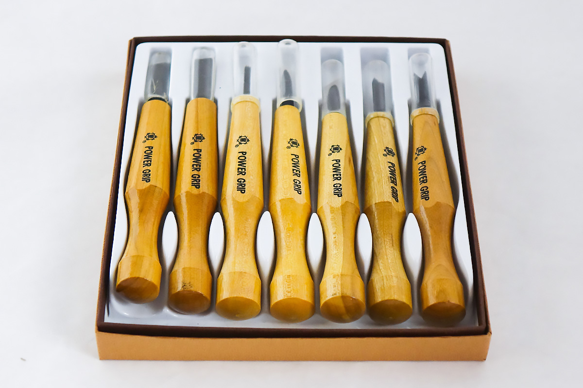 Power Grip Woodcutting Chisel Set of 7 - HIDA TOOL