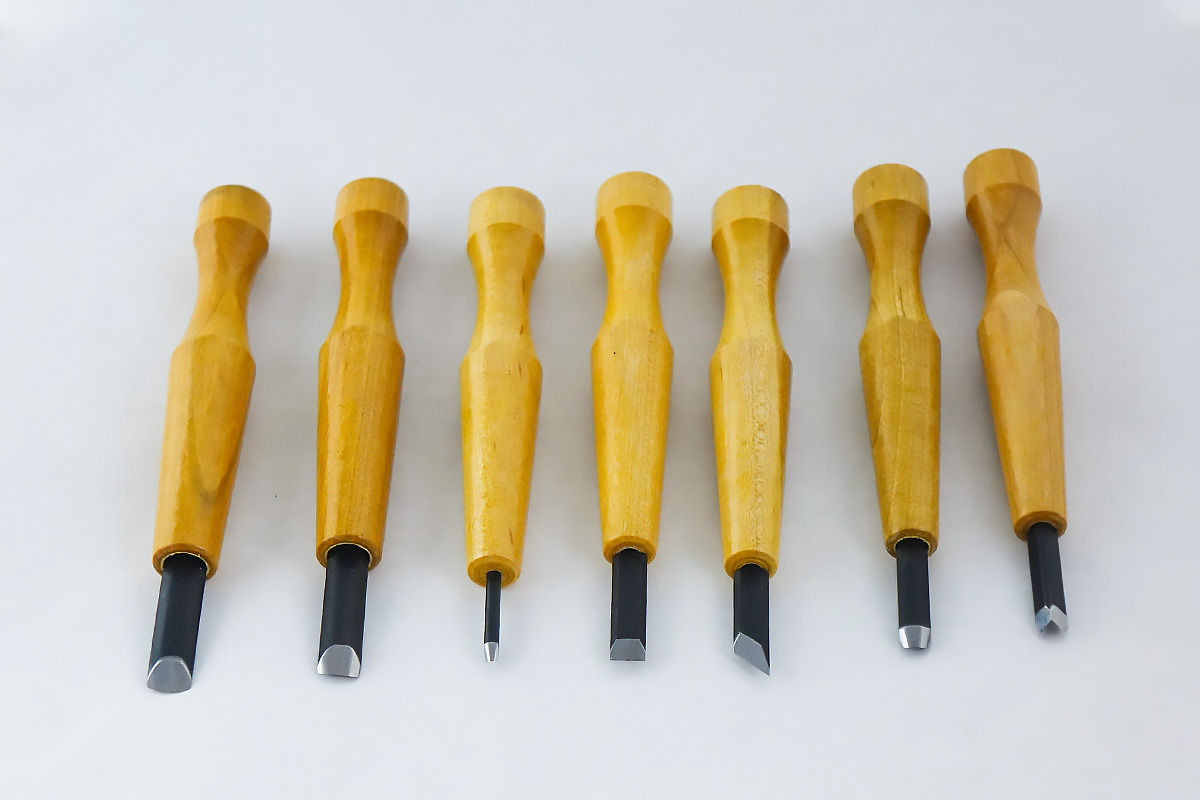 Power tree2本セット Power Grip Woodcutting Chisel Set of 7 - HIDA TOOL