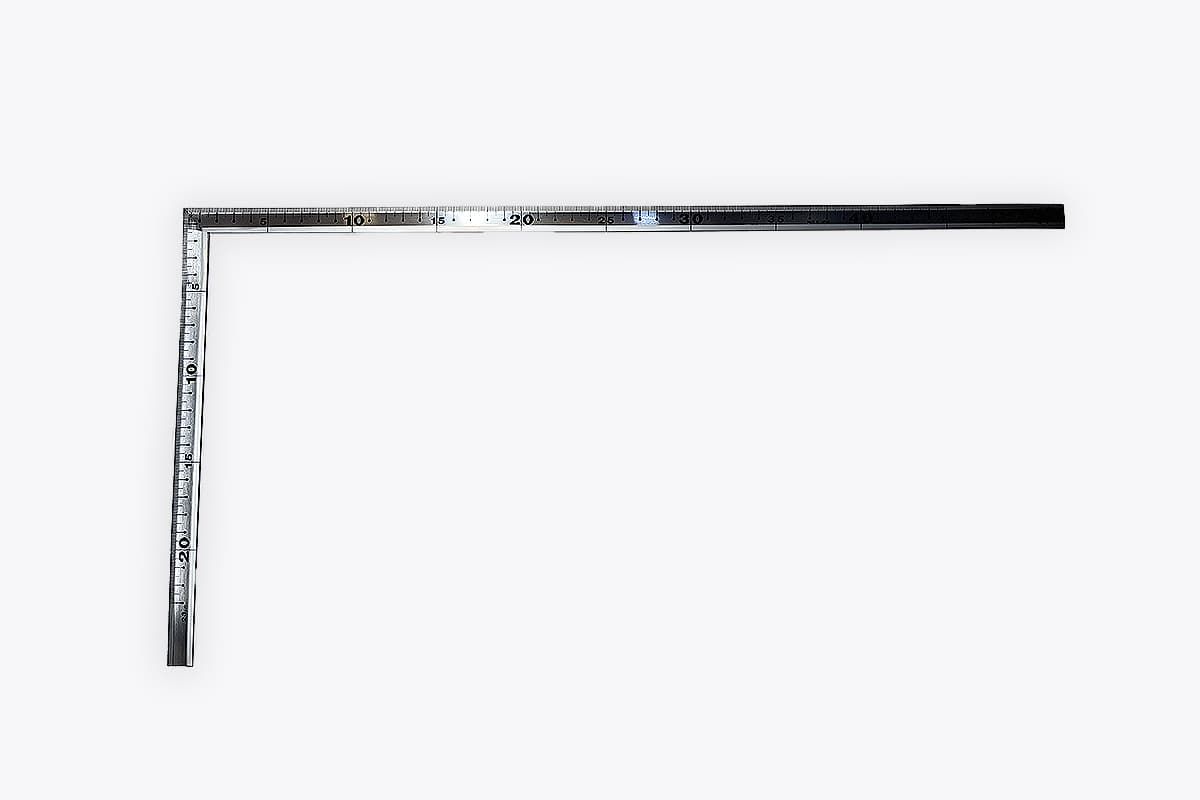 rinachanmen 47cm × 25cm × 10cm Shinwa Square / Inch & Centimeter - HIDA TOOL