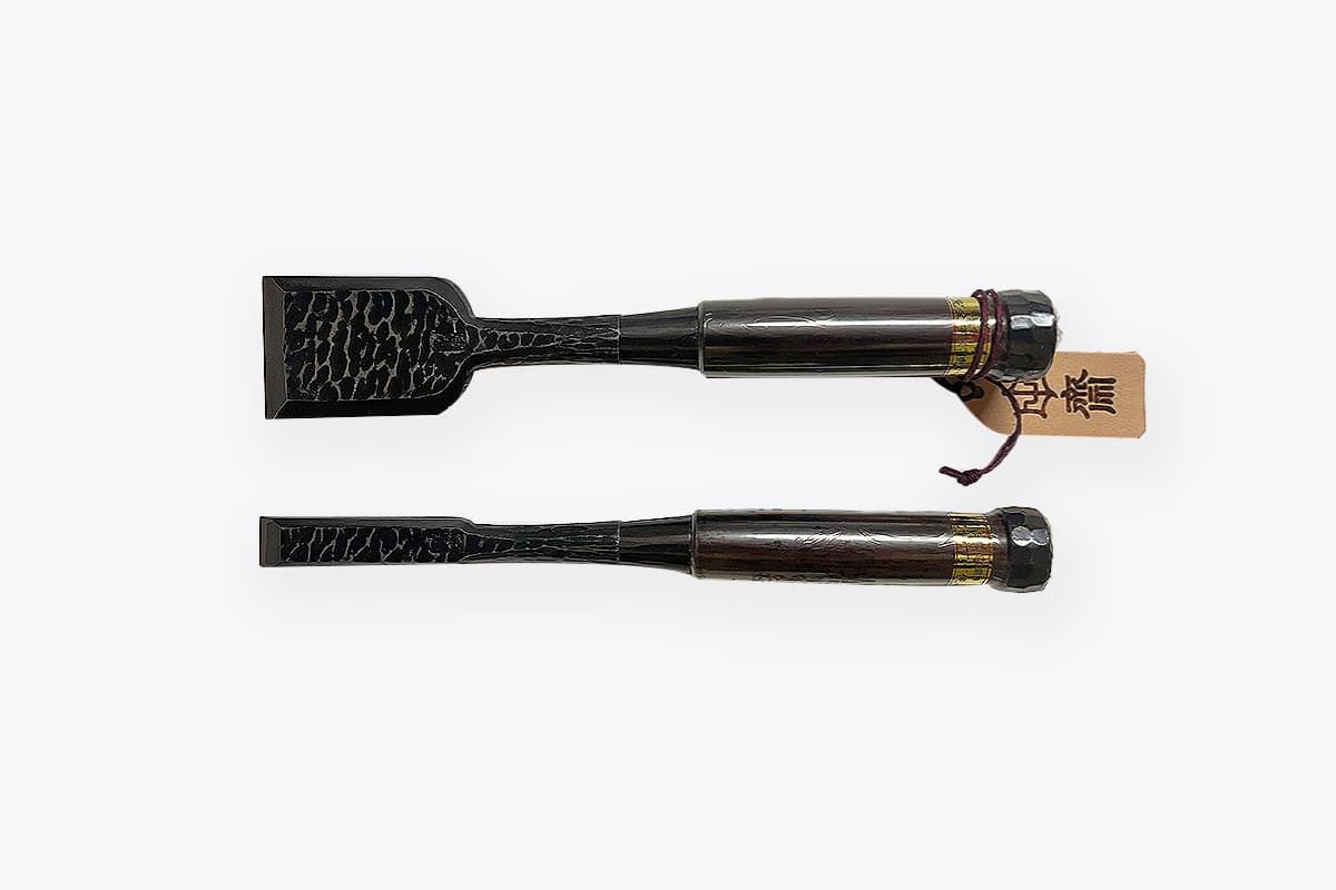 Tasai 10 pc Bench Chisel Set Tsuchime Finish Single Hollow - HIDA TOOL